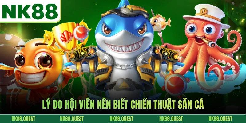 Lý do hội viên nên biết chiến thuật săn cá